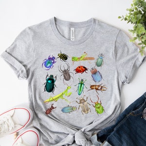 Bug Shirt, Entomology Shirt, Bug Lover Shirt, Entomology Gift, Entomologist Shirt, Insect Shirt, Botanical Shirt, Insect Lover Gift, Bug Tee