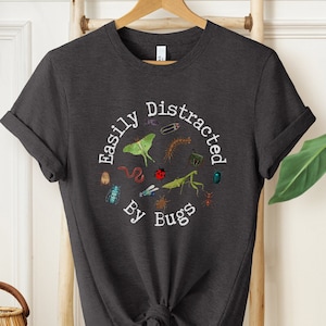 Leicht abgelenkt von Bugs Shirt, Entomologie Shirt, Bug Liebhaber Shirt, Entomologie Geschenk, Entomologen Shirt, Insekten Shirt, Insekten Liebhaber Geschenk
