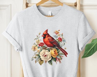 Cardinal Shirt, Bird Lover Gift, Cardinal Bird Shirt, Red Cardinal Bird, Bird Shirt, Bird Watching Gift, Birding Shirt, Bird Watching Shirt