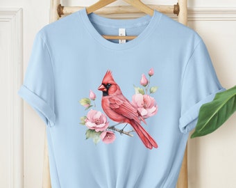 Cardinal Shirt, Bird Lover Gift, Cardinal Bird Shirt, Red Cardinal Bird, Bird Shirt, Bird Watching Gift, Birding Shirt, Bird Watching Shirt