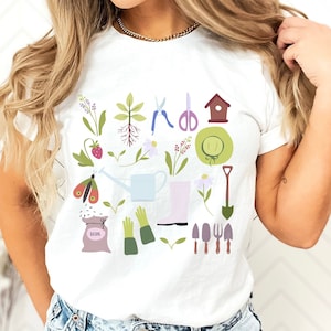 Gardening Shirt, Plant Lover Shirt, Gardening Gift, Gardener Shirt, Gift for Gardener, Nature Lover Shirt, Cottagecore Shirt, Planting Shirt