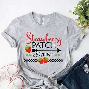 Strawberry Shirt, Farmers Market Shirt, Strawberries Shirt, Fruit T Shirt, Summer Shirt, Cottagecore Shirt, Fruit Tshirt, Berry Shirt