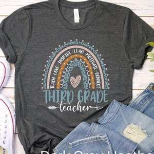 Third Grade Teacher Shirt, 3rd Grade Teacher Shirt, Third Grade Shirt, Back To School Shirt, Retro Teacher Shirt, First Day Of School Shirt