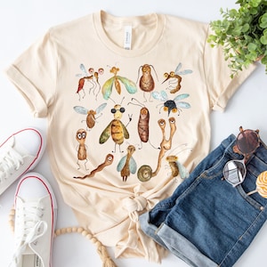 Insekt Shirt, Entomologie Shirt, Käfer Liebhaber Shirt, Entomologie Geschenk, Entomologie Shirt, Insekten Shirt, Botanisches Shirt, Insekten Liebhaber Geschenk