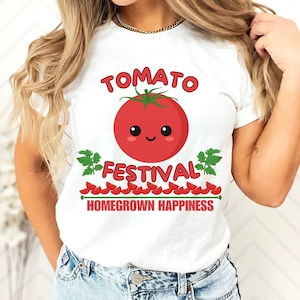 Tomatoes Shirt, Vegetable Shirt, Tomato Festival Shirt, Vegetarian Gift, Plant Lover Shirt, Veggie Shirt, Vegan Gift, Gardening Gift