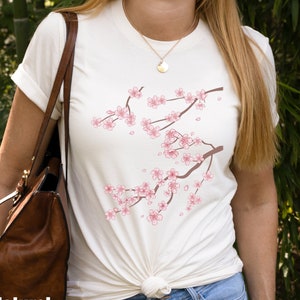 Pink Cherry Blossom Shirt, Sakura Shirt, Japanese Shirt, Japan Tshirt, Flower Shirt, Gift for Japan Lover, Cherry Tree Spring Shirt