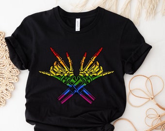 LGBT Skeleton Shirt, Gay Skeleton Shirt, LGBT Shirt, Equality Shirt, LGBTQ Shirt, Pride Shirt, Gay Pride Shirt, Lesbian Shirt, Gay Shirt