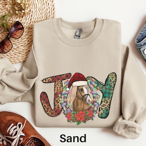 Christmas Horse Sweatshirt, Western Christmas Sweater, Horse Lover Gift, Cowboy Christmas, Equestrian Sweatshirt, Horse Mom Shirt