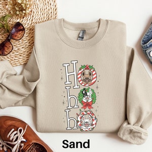 Französische Bulldogge Sweatshirt, Frenchie Weihnachtspullover, Bulldogge Weihnachtsshirt, Hundeliebhaber Geschenk, Frenchie Mom Shirt, Französische Bulldogge Geschenk