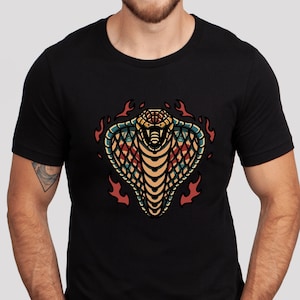 Cobra T Shirt,  Cobra Snake Shirt, King Cobra Shirt,  Snake Shirt, Snake Lover Gift, Snake T Shirt, Snake Lover Shirt, Reptile Shirt