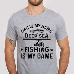 Deep Sea Fishing Shirt, Offshore Fishing Shirt, Saltwater Fishing, Fishing Gift, Gift for Husband, Fisherman Gift, Fisherman Shirt