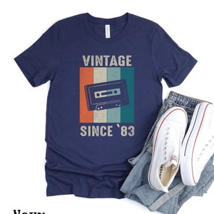 1983 Shirt, 1983 Birthday Shirt, 1983 T-Shirt, 40th Birthday Shirt, 40th Birthday Gift, Born in 1983 Shirt, Retro Birthday Shirt, 1983 Bday