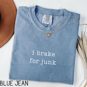 Thrift Store Shirt, Comfort Colors® Funny Yard Sale Lover Tee, Bargain Shopper Tee, Thrifting Addict Gift, Secondhand Style, Antiquing Shirt image 1