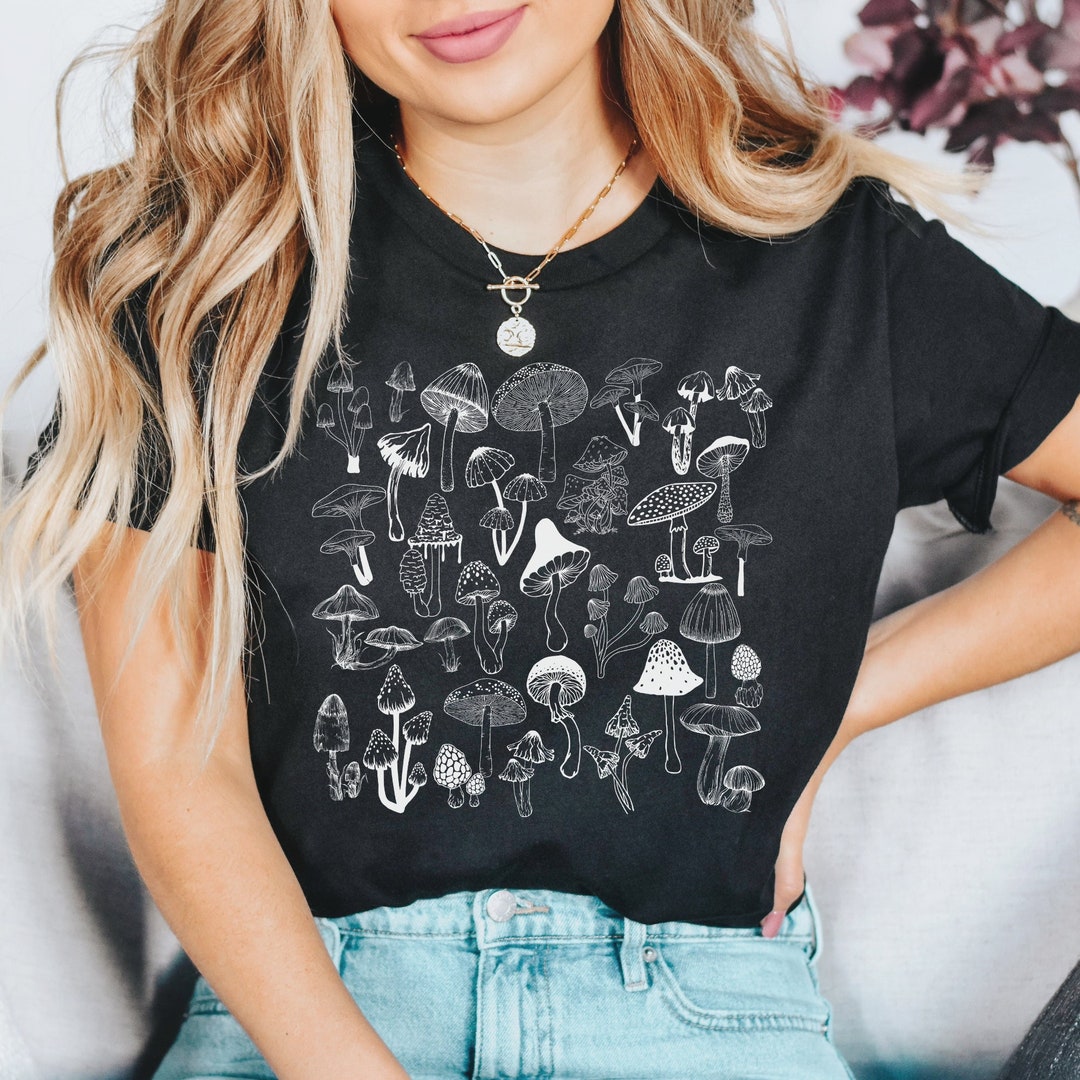 Mushroom Tshirt, Mycology Shirt, Fungi Shirt, Mushroom Shirt, Botanical