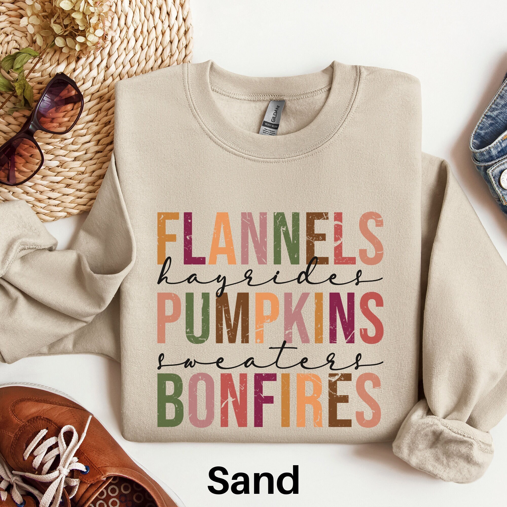 Fall Favorites Sweatshirt, Autumn Sweater, Autumn Favorites, Cute Fall Shirt, Fall Season Sweater, Womens Fall Sweatshirt, Fall Lover Gift