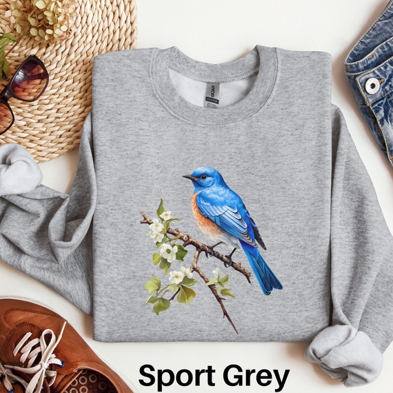 Buy Bluebird Sweatshirt Bird Lover Gift Blue Bird Shirt Eastern Bluebird Shirt Bird Sweatshirt Bird Watching Gift Birdwatcher Sweater Online in India Etsy