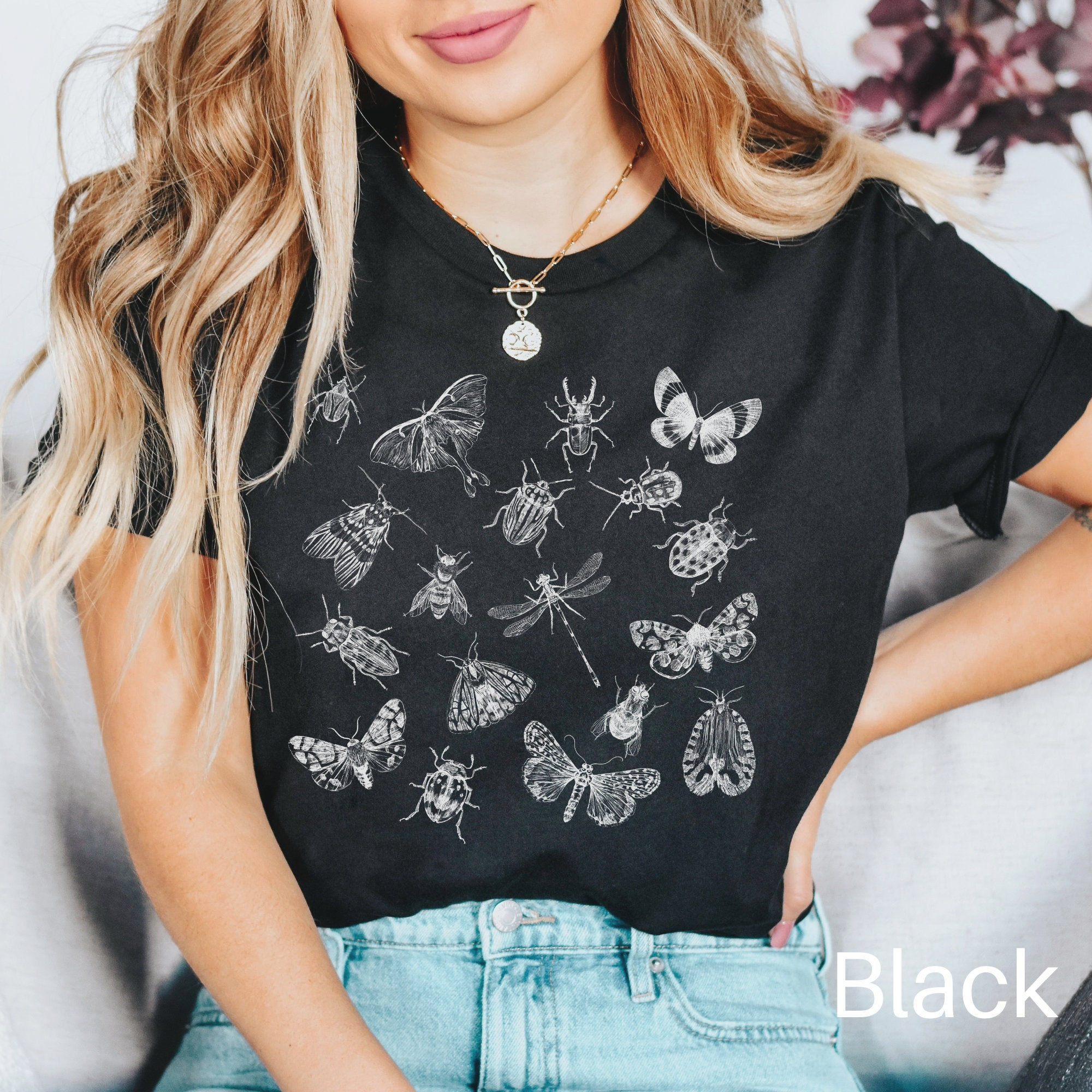 Bug Shirt, Entomology Shirt, Bug Lover Shirt, Entomology Gift, Entomologist Shirt, Insect Shirt, Botanical Shirt, Insect Lover Gift, Bug Tee