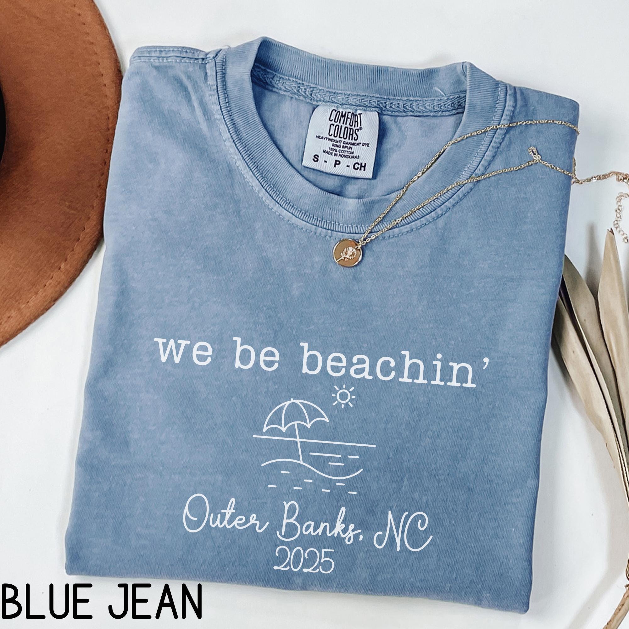 Custom Beach Shirt, Comfort Colors® Summer Beach Trip Shirt, Personalized Beach Family Matching Vacation Shirt Matching Group Ocean Shirts