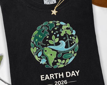 Earth Day Shirt Eco Friendly Graphic Tee Nature Lover Sustainable Gift