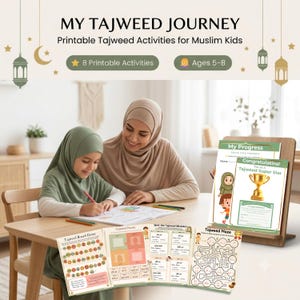 Tajweed Games for Kids Printable | Noon Sakinah & Tanween Activities Pack | Islamic Worksheets PDF | Quran Homeschool Resource |  Ages 5-8
