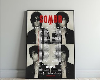 Poster del tour SOMBR You Are The Reason 2026