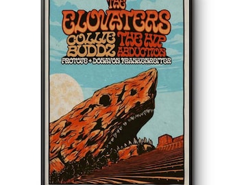Plakat z koncertu Elovaters Red Rocks Amphitheatre z 17 maja 2026 r.
