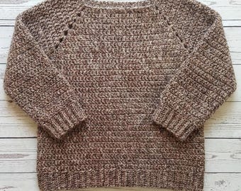 Crochet Sweater Pattern Beginner Friendly, Easy Peasy Raglan Pullover PDF, Chunky Crochet Sweater Pattern, Instant Download English Pattern