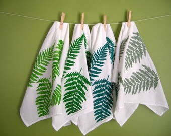 Varenzeefdruk op katoenen meelzakhanddoek - Perfect cadeau voor natuurliefhebber - Woodsy Home Warming-cadeau