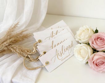 Hochzeits-Tischkarten, handgefertigte Baumwollpapier-Eskortkarten, Quasten-Tischsitzplatzkarten, Hochzeit-Namensschilder