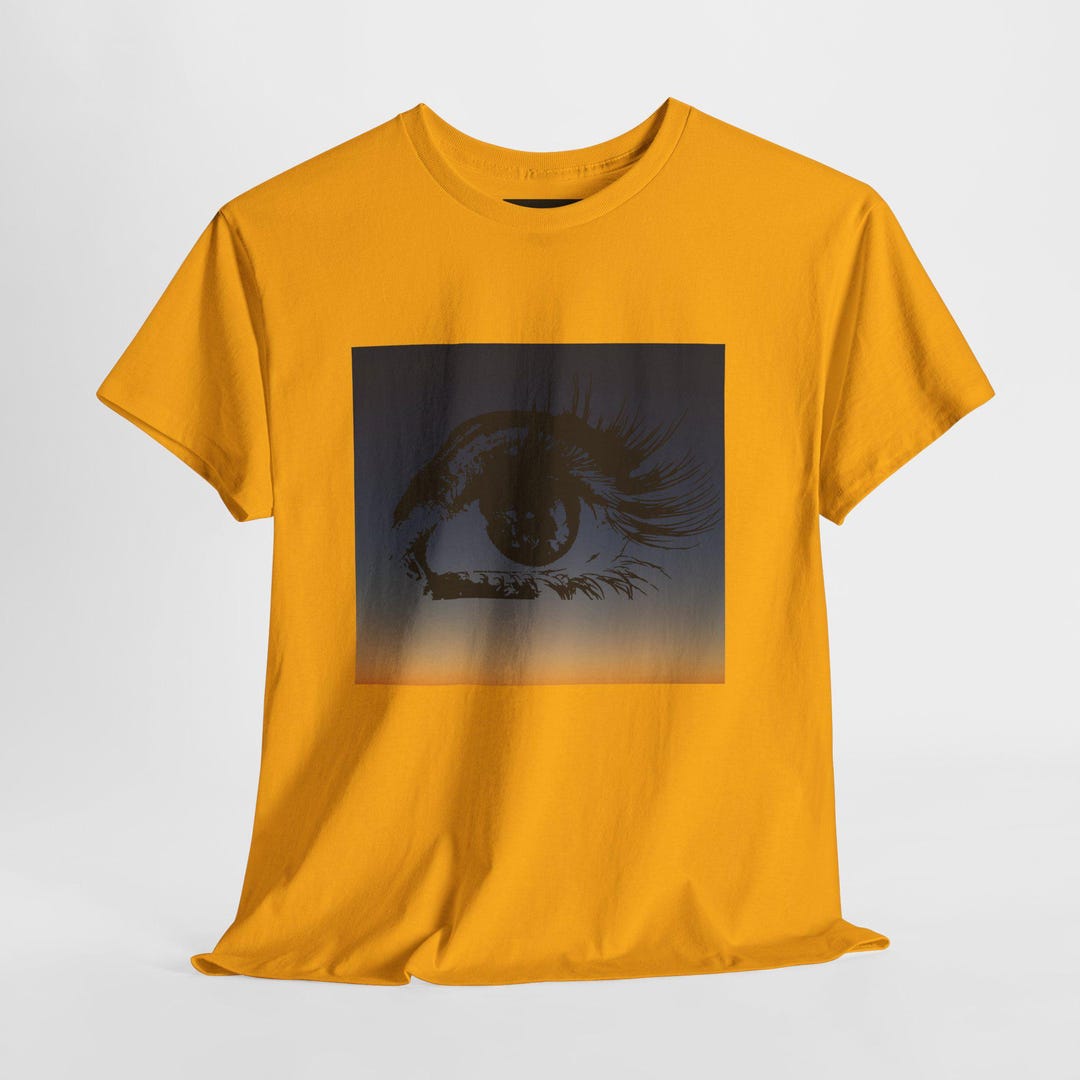 Surreal Eye at Sunset T-shirt | Abstract Gaze Graphic Tee - Etsy