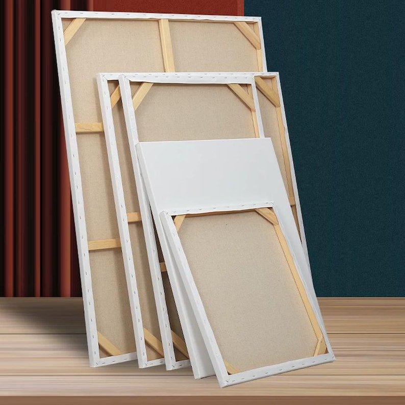 Blank Cotton Canvas Frame, Acrylic & Oil Painting Board - Etsy