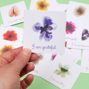 22 Positive Affirmation Cards, Pack of Positivity & Motivation Cards, Self care gift, New Years Resolutions, Positive Mindset, Mindfulness