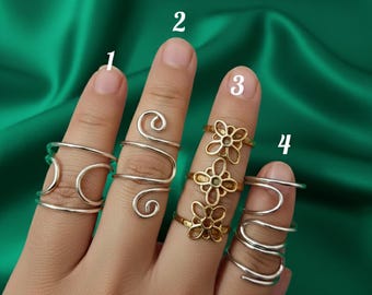 Bague de déclenchement, anneaux pour l'arthrite, anneau pour attelle de pouce, Hyprextention du doigt, bague maillet, anneaux pour attelle, déviation latérale, attelle de doigt