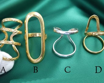 EDS Arthritis Ring, Sterling Silber Finger Stützring, Hypermobiler Gelenkschienenring, Schwan Hals Finger Brace Schmuck