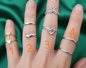 925 Sterling Silver : PIP & DIP Joint Arthritis Ring