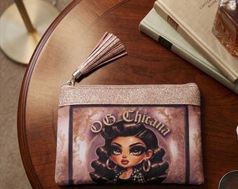 OG Chicana – Lowrider Lifestyle Edition Mini Keychain Purse and or Crossbody