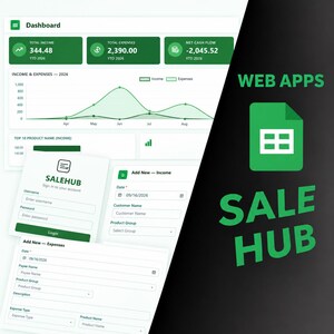 WEB APP - Sale hub - Customizable ERP for business: Streamlined Sales Team Operations