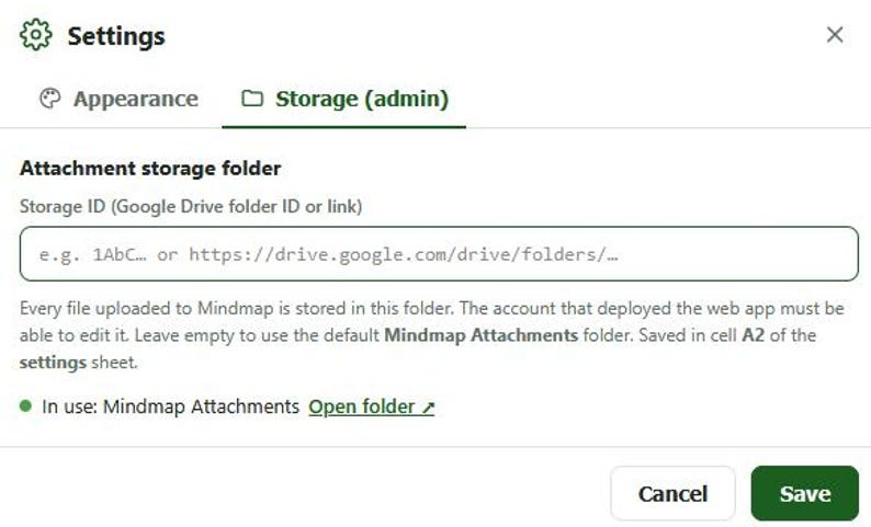 Mindmap – Google Apps Script-Webanwendung Bild 9