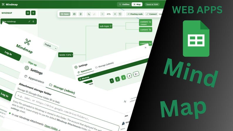 Mindmap – Google Apps Script-Webanwendung Bild 10