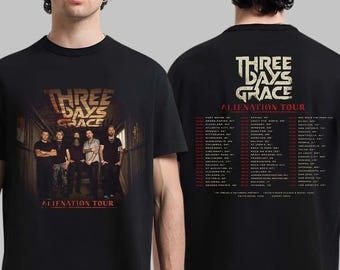 Three Days Grace T-shirt, Men's and Women's Sizes (TDG-35001) - Etsy