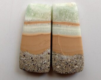 Naturalny niebieski Oregonit w kaboszonach, luźny kamień szlachetny, waga 29 karet, 1 para, rozmiar 27 x 13 x 4 mm, gładki, polerowany Oregonit do wyrobu biżuterii