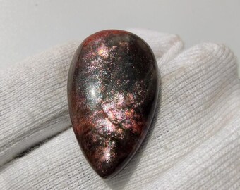 Cabochão de Coca-Cola em formato de pera, 25 quilates, 31x18x6mm, para fornecimento de joias.
