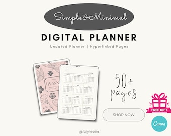 All-in-One Digital Planner 2026-2028 | Hyperlinked Undated  Daily Weekly | GoodNotes & Notability