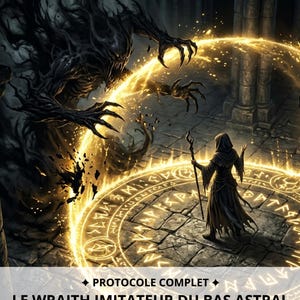 Protocole complet - Le wraith imitateur du bas astral.  Guide Pdf 4 langues (Fr/En/De/Es) - Défense Spirituelle & Énergétique Intégrale