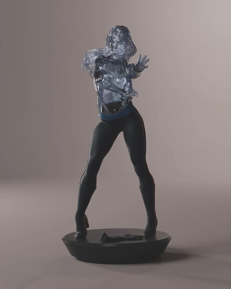 Sue Storm Invisible Woman 3D Print Model | Elegant Figure for Resin - Etsy