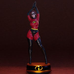 Elastigirl Cosplay STL – Flexible Superheroine 3D Print Model for Resin & FDM Printable Figure Digital Download