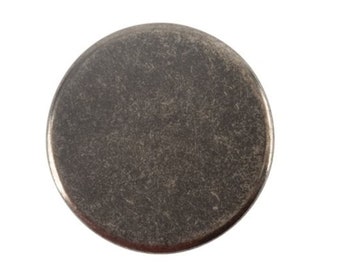 Plain Jeans Tack Button - Size 27L (11/16")  Antique Silver