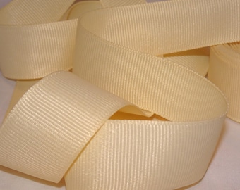 7/8" CREAM Grosgrain Ribbon