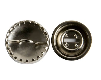 Prym Dritz Cover Buttons, Aluminum Shank, Size 24L (5/8")
