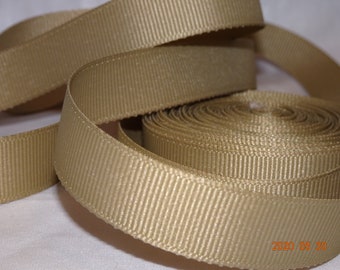 5/8"  Khaki Grosgrain Ribbon